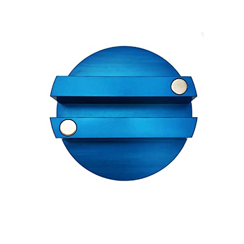 XJDAMZ Jack Pad Slotted – Universal Magnetic, Frame Rail Protector Protector Puck/Pad-Blue 1Pcs