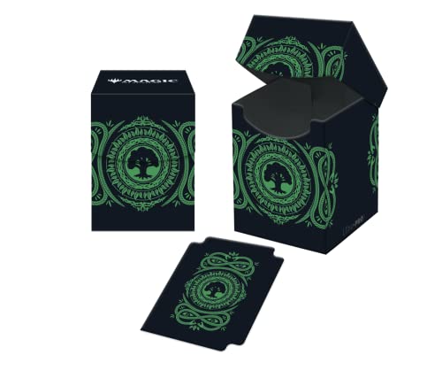 Ultra Pro – Magic: The Gathering Mana 7 Forest Deck Box 100+ – Protect Your Cards While On The Go , and Always Be Ready for Battle Against Friends or Enemies with A Stylish Full-Color Deck Box