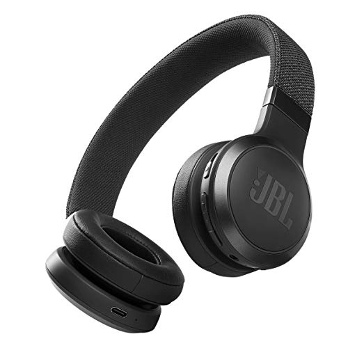 JBL Live 460NC – Wireless On-Ear Noise Cancelling Headphones with Long Battery Life and Voice Assistant Control – Black (Renewed)