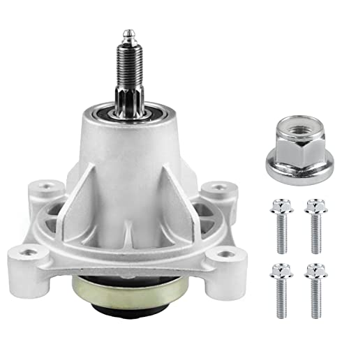 Dibanyou Mower Spindle Assembly with Bolts Zerk for AYP 174356 174358 532174358 Husqvarna GTH2548 GT2248 GTH2248 YTH1848XP 48″ Decks
