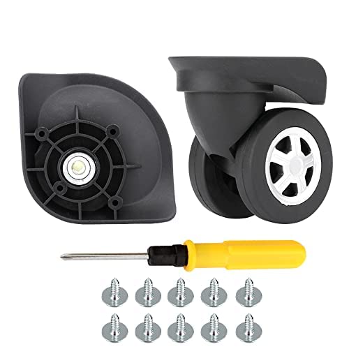 SUZAOZHE W045 Luggage Universal Wheel Accessories Wheel Tools Suitcase Wheel Pulley Silent Wheel Universal Reinforcement 20 Inch 28 Inch