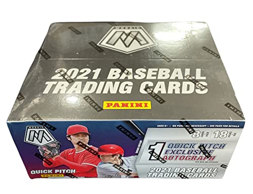2021 Panini Mosaic Quick Pitch Baseball box (18 pks/bx)