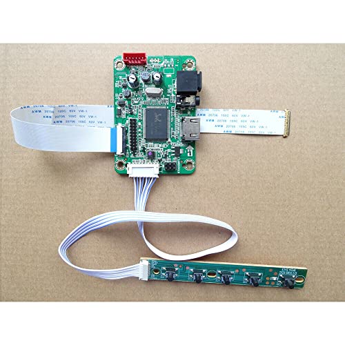xiongbiao HDMI LED EDP Mini Controller Driver Board for B156XTN04.0/1 1366X768 Screen LCD Panel Monitor Used for Arcade1Up Machine Modification