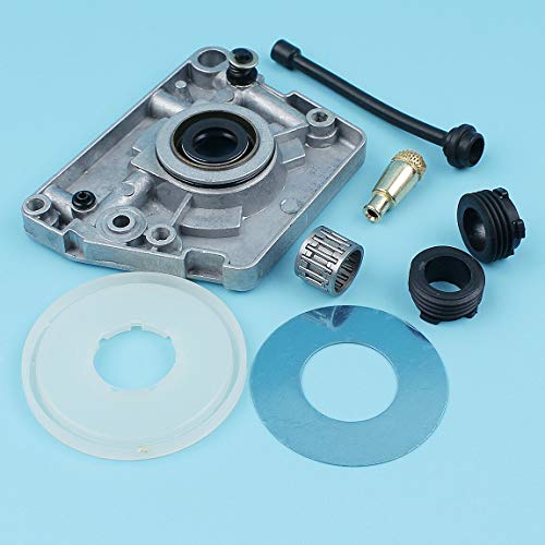 Replacement Part for Machine Oil Pump Oiler Worm Gear Kit for Husqvarna Chainsaw 61 66 266 XP 268 272 272XP