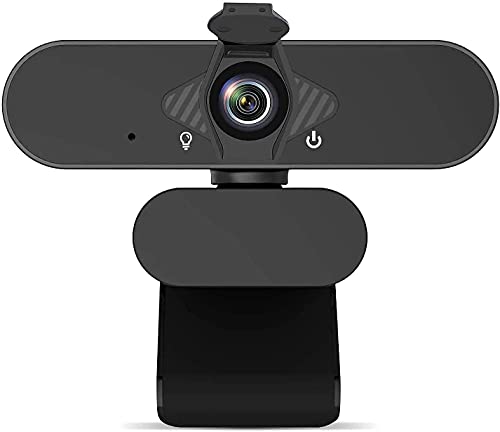AHYBZN 1080P Business Webcam with Dual Microphone & Privacy Cover, 2020 (Upgraded) USB FHD Web Computer Camera, Plug and Play, for Zoom/Skype/Teams Online Teaching, Laptop MAC PC Desktop