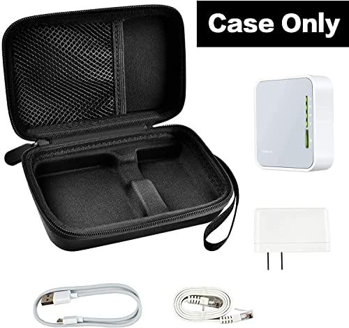 Case Compatible with TP-Link AC750 Wireless Portable Nano Travel Router. for Hotspot WiFi Devices Storage Carrying Box Holder for Power Adapter, Ethernet Cable and Other Accessories (Bag Only) | The Storepaperoomates Retail Market - Fast Affordable Shopping