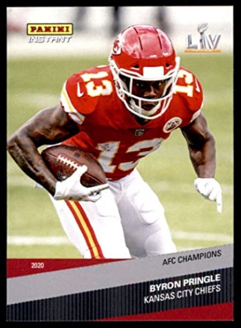 Football NFL 2020 Panini Instant Kansas City Chiefs #246 Byron Pringle AFC Champions Chiefs | The Storepaperoomates Retail Market - Fast Affordable Shopping