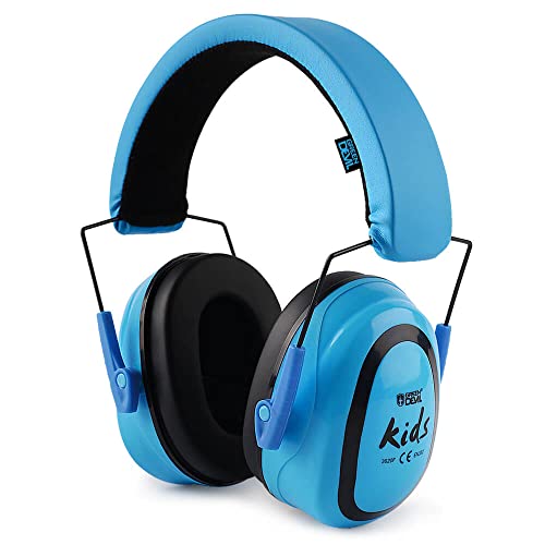 GREEN DEVIL Kids/Toddler Ear Protection Safety Ear Muffs Design For Age 3-16 Noise Cancelling Headphones SNR 27.4dB Kids Hearing Protection Earmuffs Sensory Headphones for Autism Kids (Blue) | The Storepaperoomates Retail Market - Fast Affordable Shopping