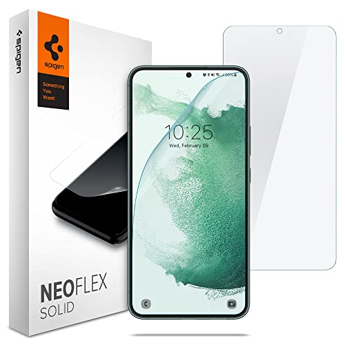 Spigen NeoFlex Solid Screen Protector Designed for Galaxy S22 Plus (2022) [2 Pack] – Case Friendly
