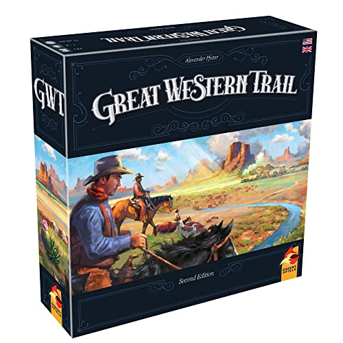 Great Western Trail 2nd Edition Board Game | Cowboy Adventure Game | Strategy Game for Adults and Kids | Ages 12+ | 1-4 Players | Average Playtime 75-150 Minutes | Made by Eggertspiele