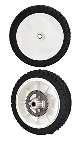 Parts Camp Rear Drive Wheels Replaces Toro 105-3036 105-3024 105-3025 Toro Recycler Gear Rear Wheel 8″ Wheel (set of 2)