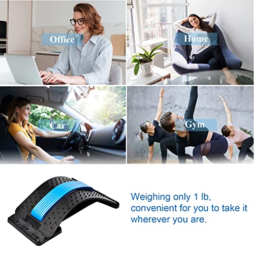 Back Stretcher, (4-Levels)Back Cracker, Back Crack for Lumbar Back Pain Relief, Adjustable Multi-Level Lumbar Support Back Massagers, Lower and Upper Back Pain Relief Device for Scoliosis, Sciatica | The Storepaperoomates Retail Market - Fast Affordable Shopping