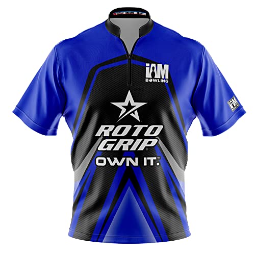 Logo Infusion Dye-Sublimated Bowling Jersey (Sash Collar) – I AM Bowling Fun Design 2027-RG – Roto Grip (XX-Large) Multicolored