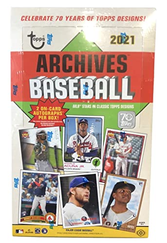 2021 Topps Archives MLB Baseball HOBBY box (24 pks/bx)