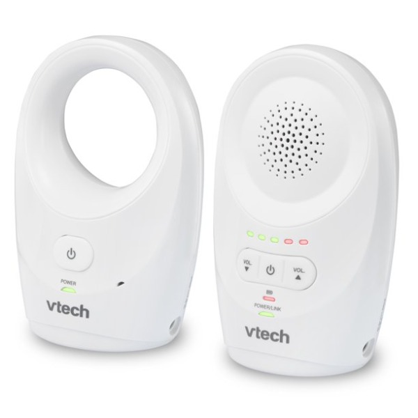 VTech DM1111, Enhanced Range Digital Audio Baby Monitor White (Renewed)
