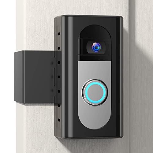 CAVN Anti-Theft Video Doorbell Mounts Compatible with Video Doorbell 1/2/3/3 Plus/4/(2020 Release), Adjustable Mounting Bracket Cover Holder Accessories for Apartment, Home, Business, No Need to Drill