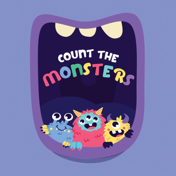 Count The Monster – The Counting Book With English Alphabet And Numbers Counting Book For Kid 2-5 Year Old
