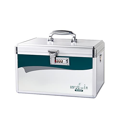 Glosen Medicine Lock Box with Combination Lock 14×8.5×8.5 Inch 【Large】