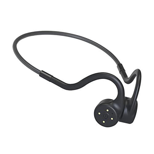 IBLESSU Wireless Bone Conduction Headphones – Bluetooth 5.0 Open Ear Sports Headset IP68 Waterproof Earphone for Jogging, Running, Bicycling, Hiking