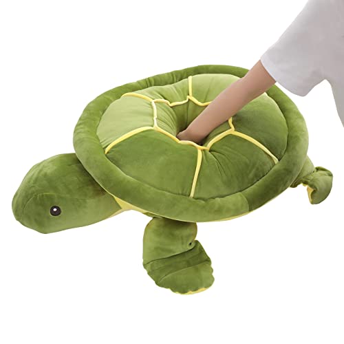 Dalmao 20″ Sea Turtle Stuffed Animals Green Soft Plush Toys Hugging Pillows, Valentine’s Day Birthday Gifts for Kids