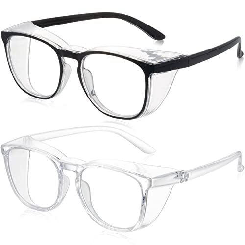 ProNurse 2-Pack Anti Fog Goggles for Nurses, Blue-Light Blocking Protective Eyewear, Safety Glasses for Women, Men