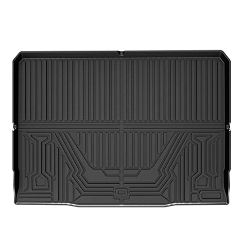 Mixsuper Custom Fit Cargo Liner for 2021-2023 Ford Bronco 4-Door Models Trunk Liner Bronco Accessories All Weather Rear Cargo Trunk Mat Black (Not Fit Ford Bronco Sport)