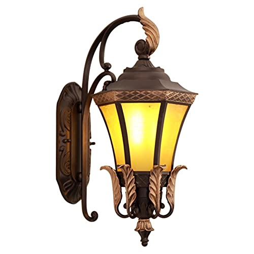 Sggainy Retro Outdoor Aisle Home Garden Terrace Door Wall Lamp Glass Wall Lantern Mount Mounted Lights Wall Sconces Reading Lamp for Industrial Farmhouse Hardwired Porch Headboard Vanity