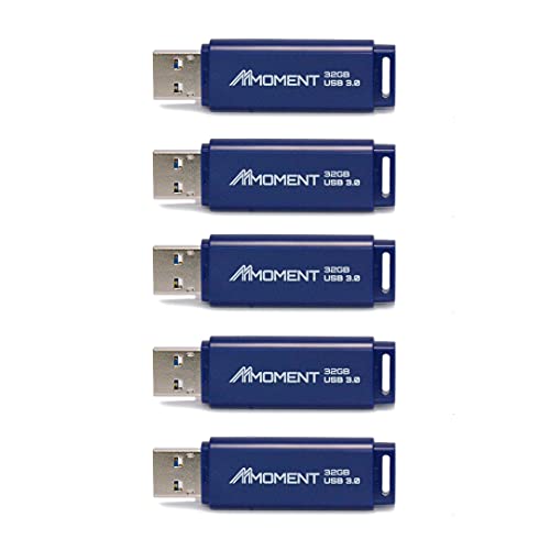Mmoment MU37 32GB 5 Pack USB 3.0 Flash Drive, with Read Speed up to 90MB/s