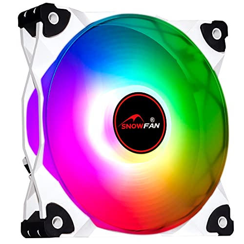 Snowfan WY-01 Addressable 120mm RGB Case Fans, Gaming Computer PC Case Fans,3Pin ARGB SYNC case Fan,12V 4Pin PWM Quiet/Longevity ARGB Case Fans for CPU Cooler/Computer Case (WY-01 120mm, White) | The Storepaperoomates Retail Market - Fast Affordable Shopping