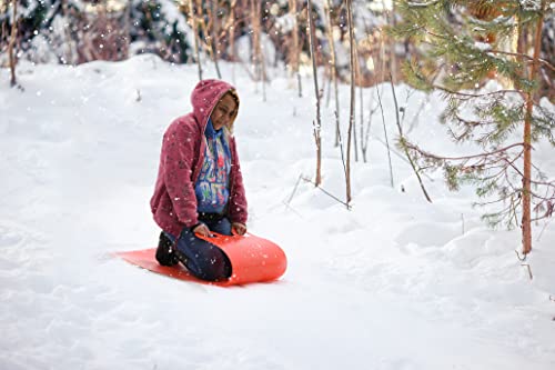 Superio Snow Slider Mat, Flexible Snow Sled Flying Carpet, Roll up Sleds for Kids 36″ Lightweight Portable Plastic Snowboard Sled (Red) | The Storepaperoomates Retail Market - Fast Affordable Shopping