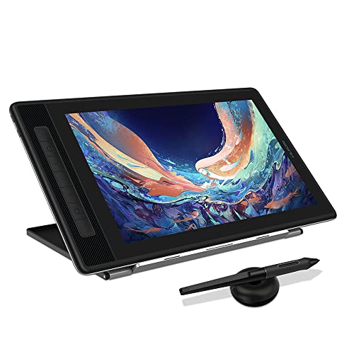 2022 HUION Kamvas Pro 13 2.5K QHD Graphics Monitor Drawing Tablet with Screen QLED Full Lamination 145% sRGB Battery-Free Stylus PW517 for Windows PC, Mac, Android, 13.3inch Pen Display