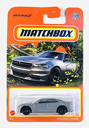 Matchbox 2021 – 2018 Dodge Charger – Gray – 55/100
