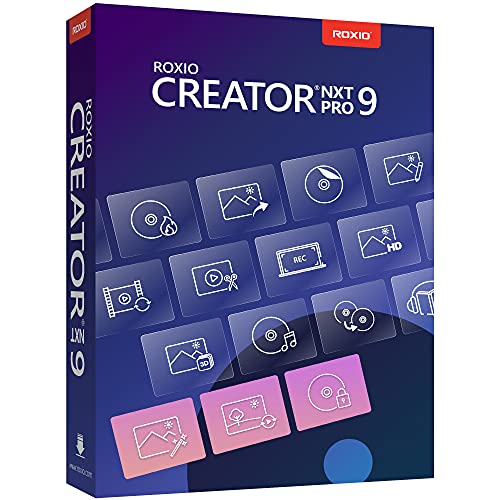 Roxio Creator NXT Pro 9 | Multimedia Suite + Photo Editor and CD/DVD Disc Burning Software [PC Disc]