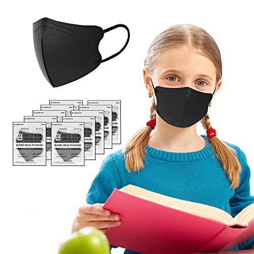 [10 Pack]- KIDS MASK – SIZE: SMALL – Individually Packaged Cup Shaped Face Mask-PROTECTION FROM FINE DUST AND PARTICLE – ALLIABLE MEDICAL