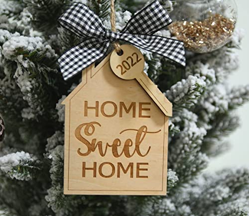 Farmhouse Christmas Ornaments 2022 New Home Christmas Ornament Housewarming Gift House Warming Presents for New Home