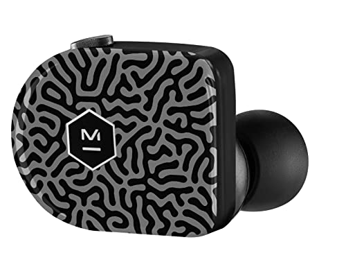 Master and Dynamic MW07 Plus True Wireless Earphones – Temi Coker Print Pattern 2, Black