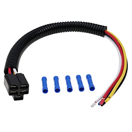 DVPARTS 5 Pin 18″ Ignition Key Switch Wiring Harness M90206 Compatible with John Deere, Cub Cadet, Troy-Bilt, Toro, Exmark, Hustler, Ariens Gravely Simplicity Snapper Murray Garden Lawn Tractor | The Storepaperoomates Retail Market - Fast Affordable Shopping