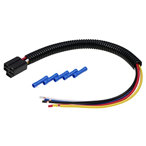 DVPARTS 5 Pin 18″ Ignition Key Switch Wiring Harness M90206 Compatible with John Deere, Cub Cadet, Troy-Bilt, Toro, Exmark, Hustler, Ariens Gravely Simplicity Snapper Murray Garden Lawn Tractor | The Storepaperoomates Retail Market - Fast Affordable Shopping