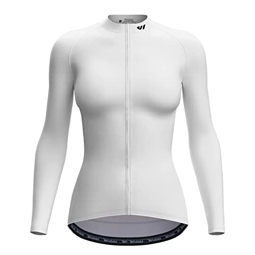 Wulibike Women’s Cycling Jerseys,Mountain Bike Jersey Long Sleeve Cycle Jersey Women White | The Storepaperoomates Retail Market - Fast Affordable Shopping