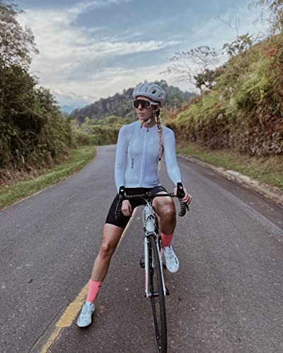Wulibike Women’s Cycling Jerseys,Mountain Bike Jersey Long Sleeve Cycle Jersey Women White | The Storepaperoomates Retail Market - Fast Affordable Shopping