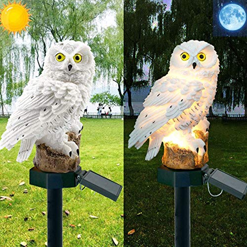GUAGLL Owl Solar LED Lights,Garden Solar Lights Ground Light Outdoor Decorative with Garden Lawn Decorations Lamp
