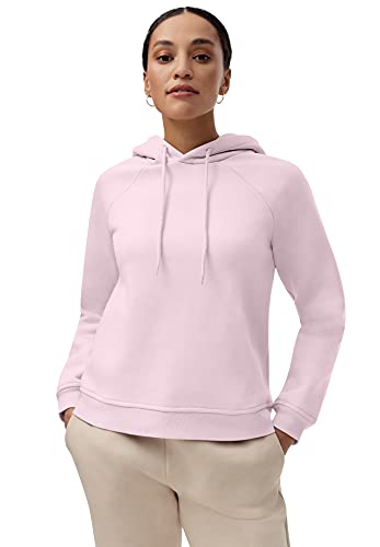 ellos Women’s Plus Size Hooded Fleece Sweatshirt – 30/32, Misty Rose Pink
