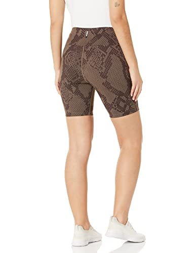 GUESS Women’s Fitted Erin Bike Shorts, Python Brown Combo, Medium | The Storepaperoomates Retail Market - Fast Affordable Shopping