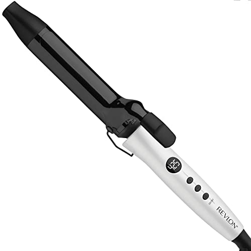 Revlon Crystal C + Ceramic Hair Curling Iron | Long-Lasting Shine and Less Frizz, (1-1/4 in)