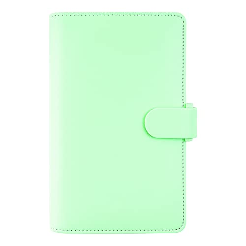 Filofax Saffiano Organizer, Personal Compact Size, Neo Mint – Cross-Grain, Leather-Look, Six Rings, Week-to-View Calendar Diary, Multilingual, 2022 (C028810-22) | The Storepaperoomates Retail Market - Fast Affordable Shopping