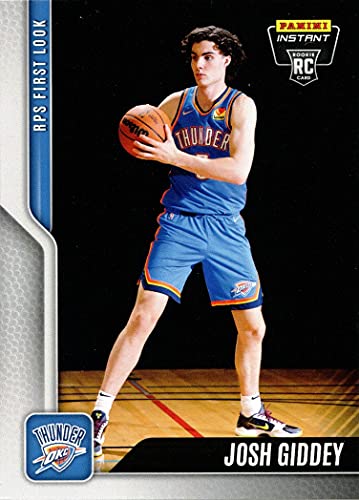 2021-22 Panini Instant Basketball #6 Josh Giddey Rookie Card Thunder – Only 321 made!