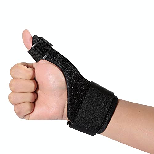 foxcoon Dequervain’s Thumb Spica Splint,Trigger Thumb Brace for Women/Men Left/Right Tendonitis,Tenosynovitis,Arthritis,Sprained Carpal Tunnel Support Stabilizer Pain Relief.
