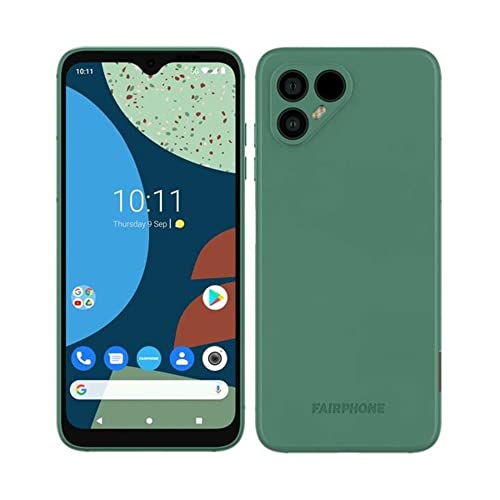 Fairphone 4 Dual-SIM 256GB ROM + 8GB RAM (GSM Only | No CDMA) Factory Unlocked 5G Smartphone (Green) – International Version