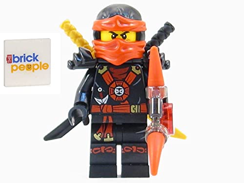 LEGO Ninjago: Deepstone Kai Ninja Minifigure Red Aeroblade Swords