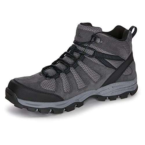 Eddie Bauer Elliot Bay Mid Waterproof Hiking Shoes for Men | Multi-Terrain Lugs, Sturdy & Supportive Design Rubber Traction Outsole Contoured Insole
